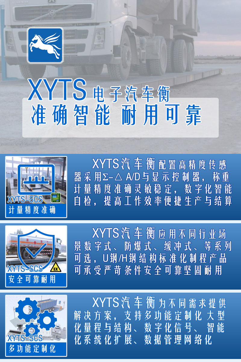 XYTS 電子汽車衡 特點
